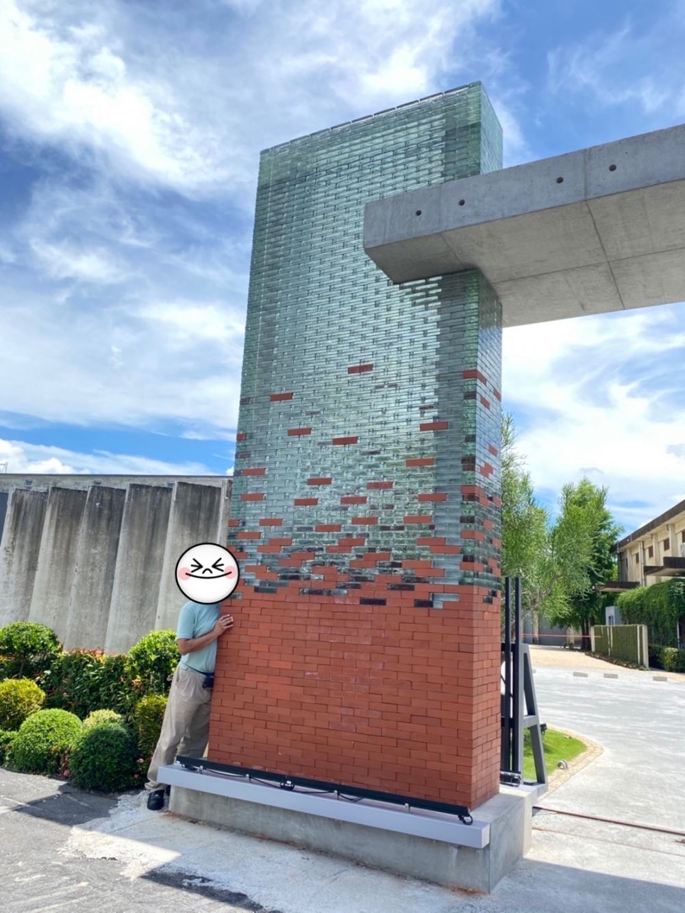 玻璃磚 採光牆 台北門市 實磚展示