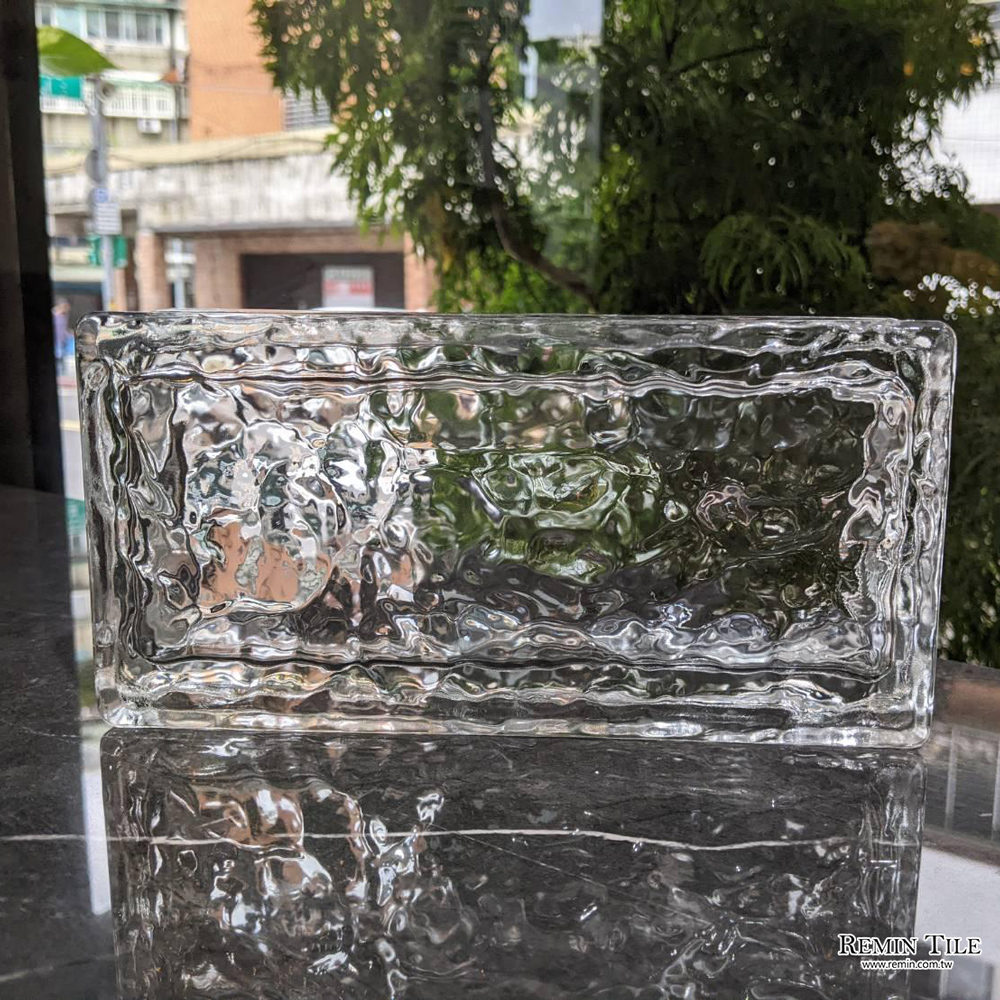 空心玻璃磚｜10x20cm 採光隔熱玻璃磚 透明/冰晶/冰影