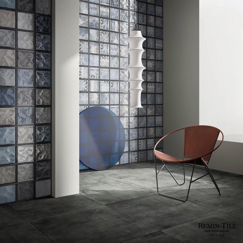 仿玻璃磚 海洋花磚｜20x20cm 義大利進口 浴室廚房適用