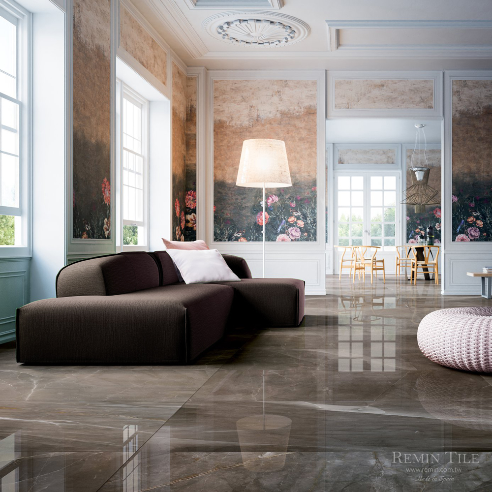 石破天驚 石紋磚｜西班牙多尺寸石英磚｜地壁兩用豪宅首選