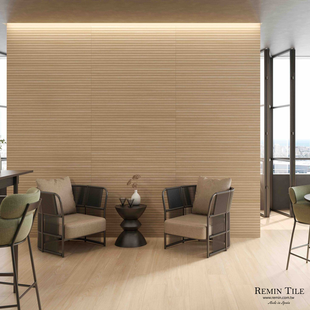 立體木紋磚 霧面 詩木集｜西班牙進口60×120石英磚｜楓木 橡木