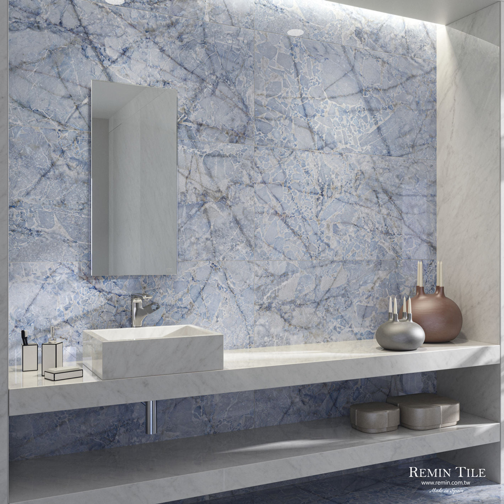 大理石紋磚 冰雪｜義大利進口石英磚｜地壁皆宜高雅裝修首選