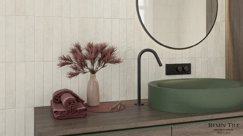 類馬賽克 音階 音符 西班牙 12.5*25 地鐵磚 5*25 米色 浴室壁磚