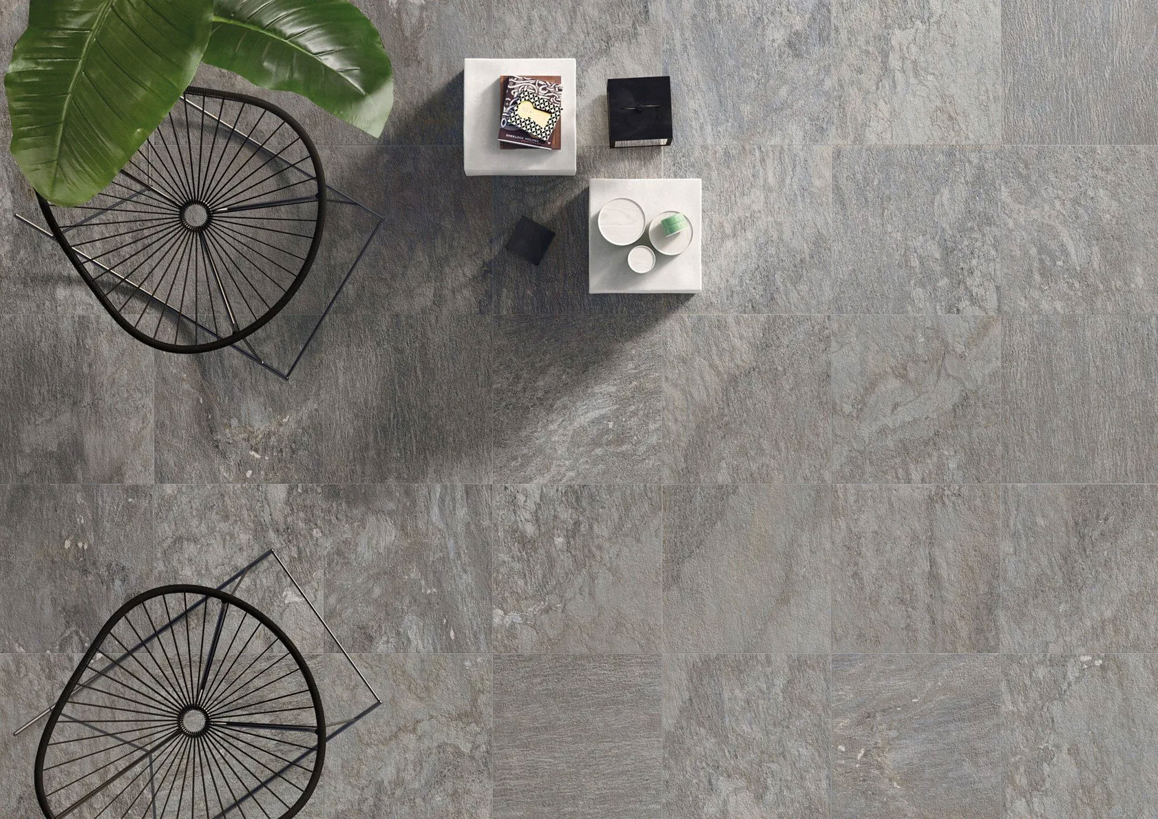 霧面板岩磚 喜悅｜義大利進口45×90石英磚｜米色灰色地壁磚