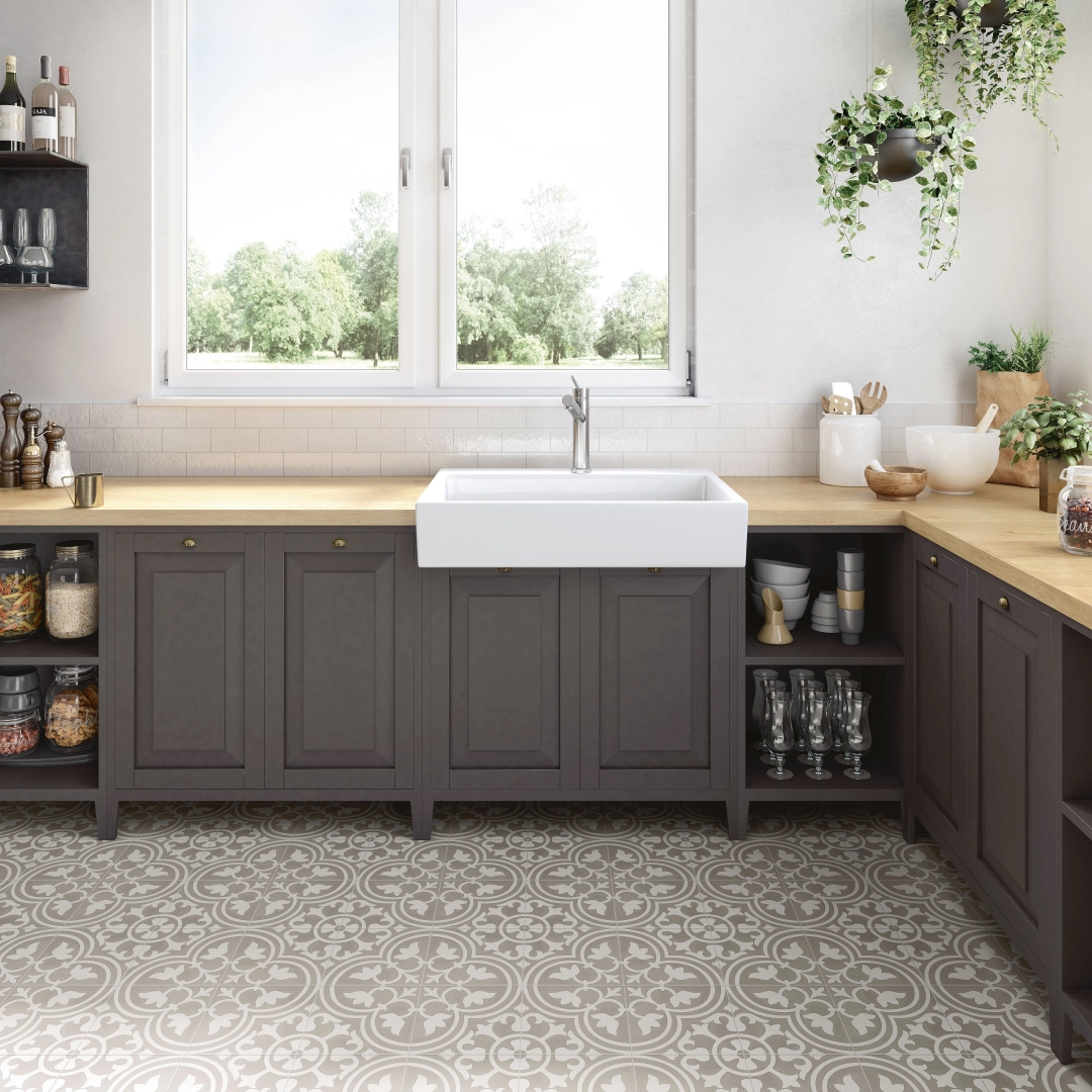 花磚 星際之門｜20x20cm 義大利復古水泥花磚 地壁兩用