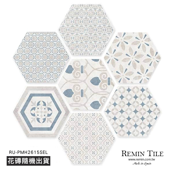 涅布拉六角磚紋理細節特寫圖