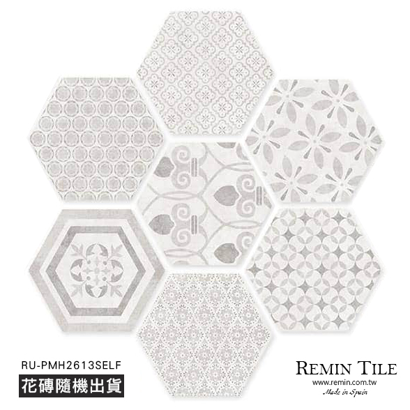 涅布拉六角磚紋理細節特寫圖