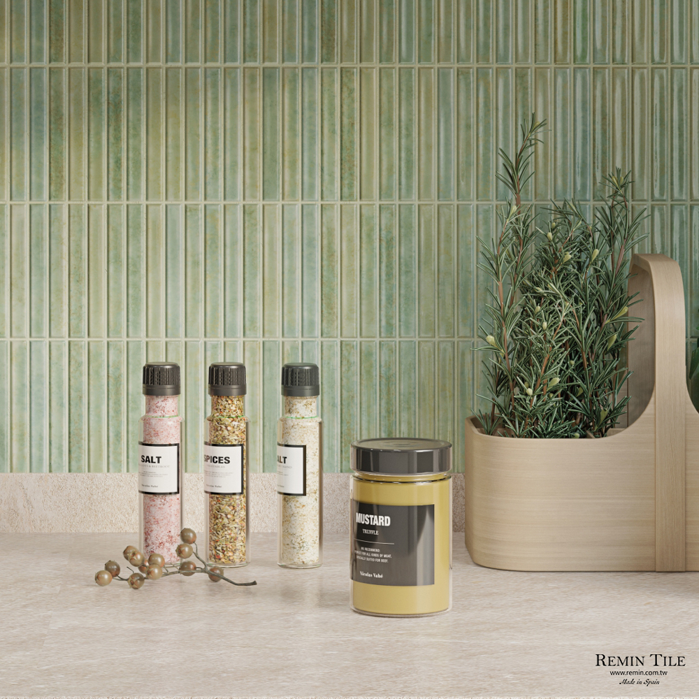 地鐵磚 音符｜西班牙進口長方形立體釉面磚