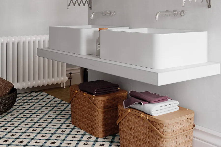 花磚 綺麗 16.5*16.5 浴室地磚