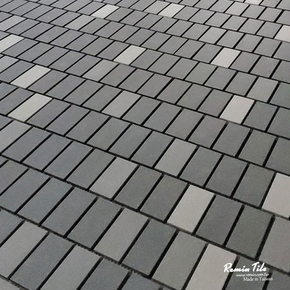 窯燒花崗長型車道磚 傑斯｜國產10×21㎝花崗磚｜5種厚度防滑安全耐用