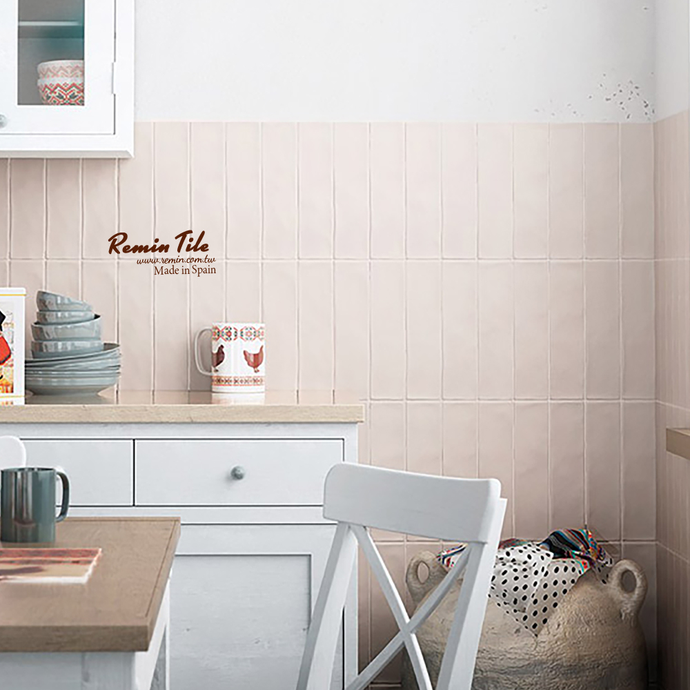 柔色地鐵磚 粉彩地鐵磚 西班牙地鐵磚 7.5x30 地鐵磚 粉紅色