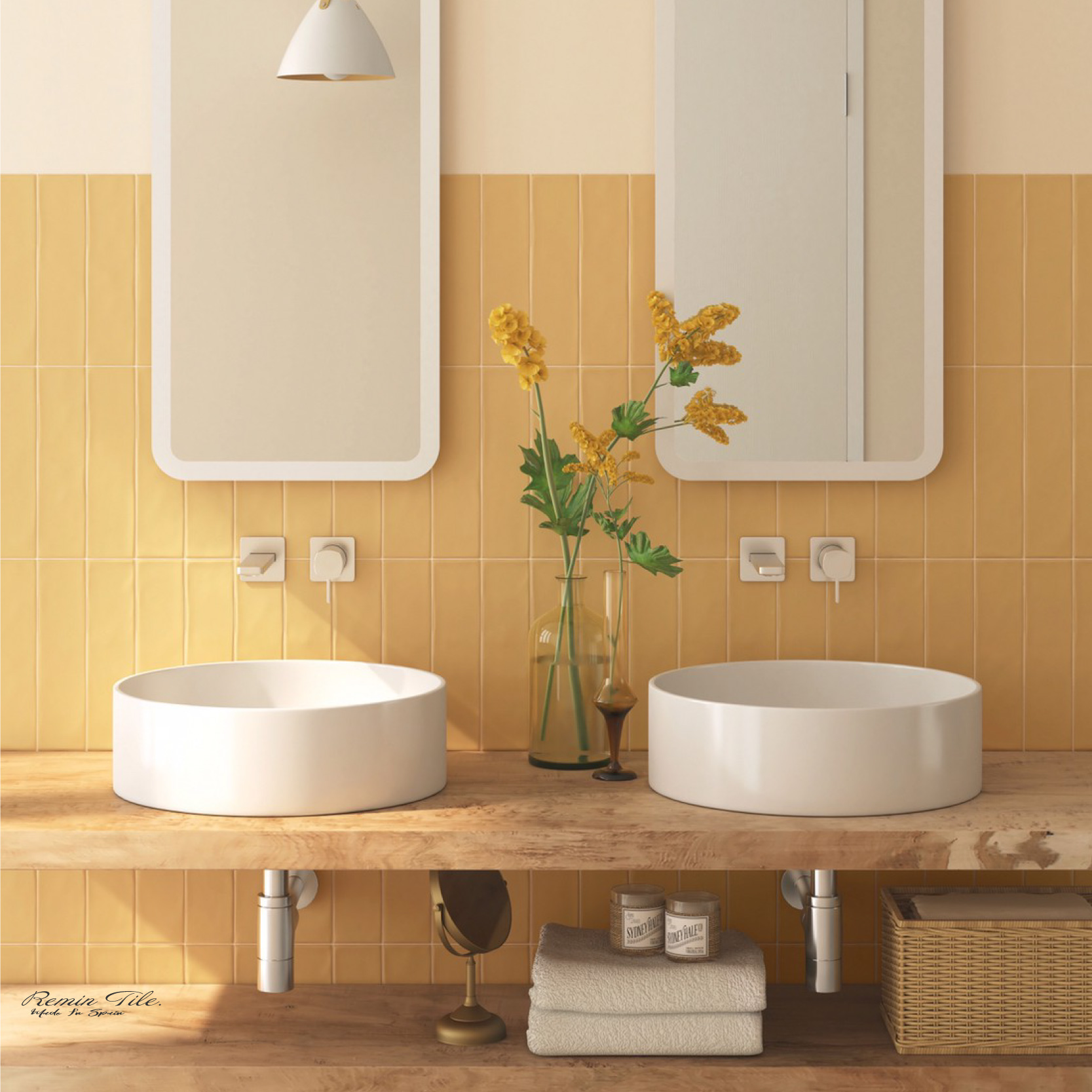 波浪地鐵磚 巴斯克系列｜7.5×30cm 西班牙進口石英磚 12色可選