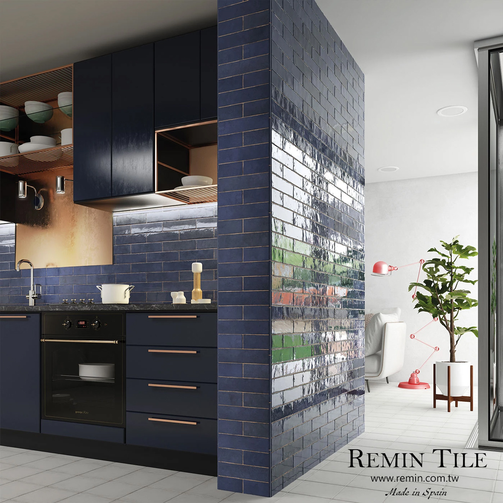 地鐵磚 月光寶盒｜6×24.6cm 西班牙進口亮面石英磚 9色選擇