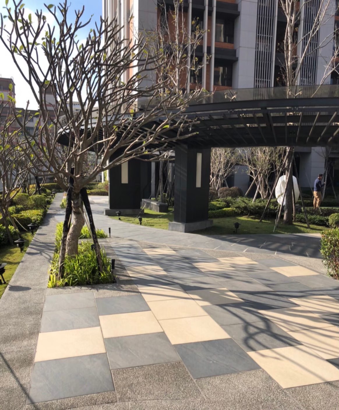 實際案例公共空間地磚