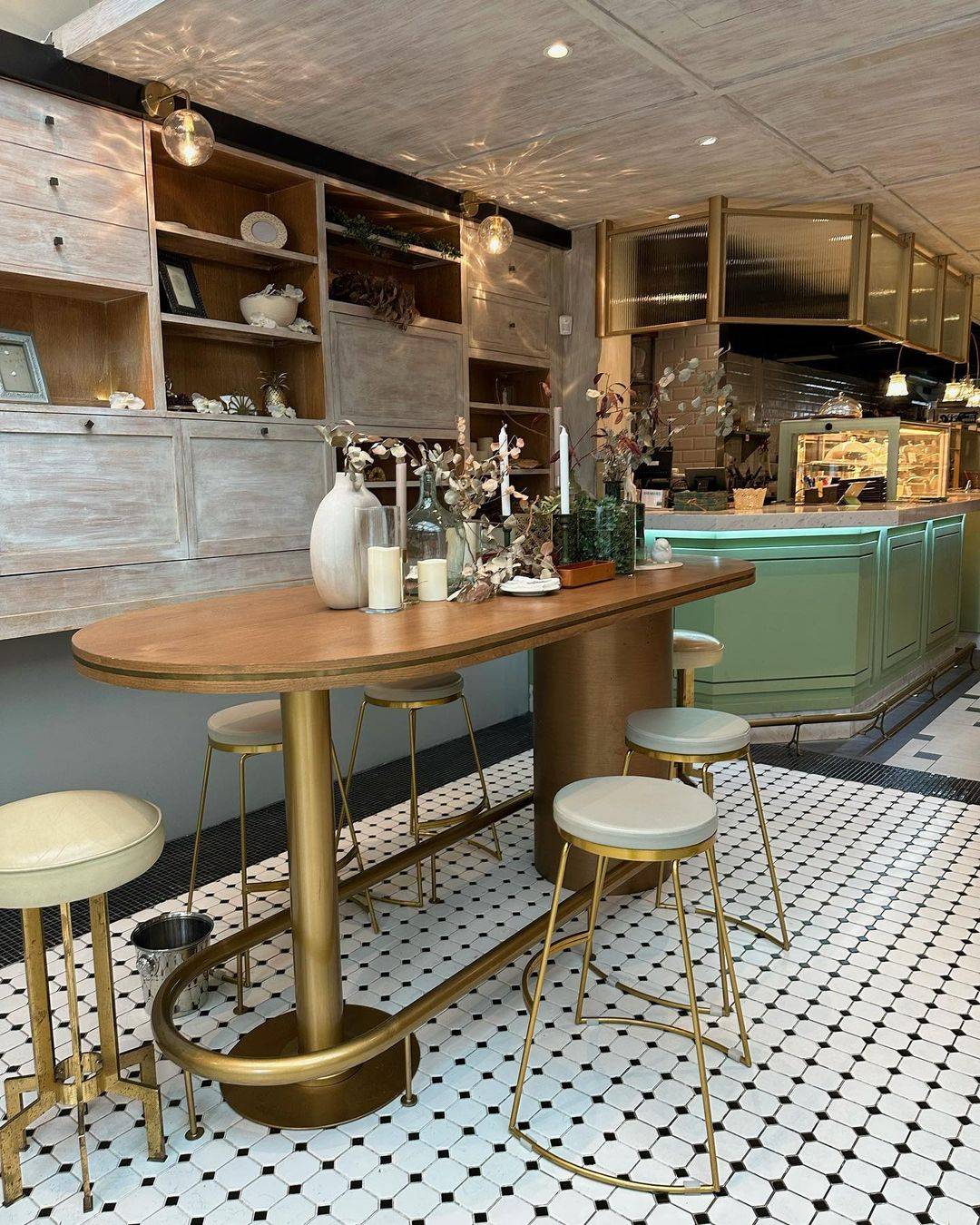 八角磚 復古磚 餐廳地磚 白色