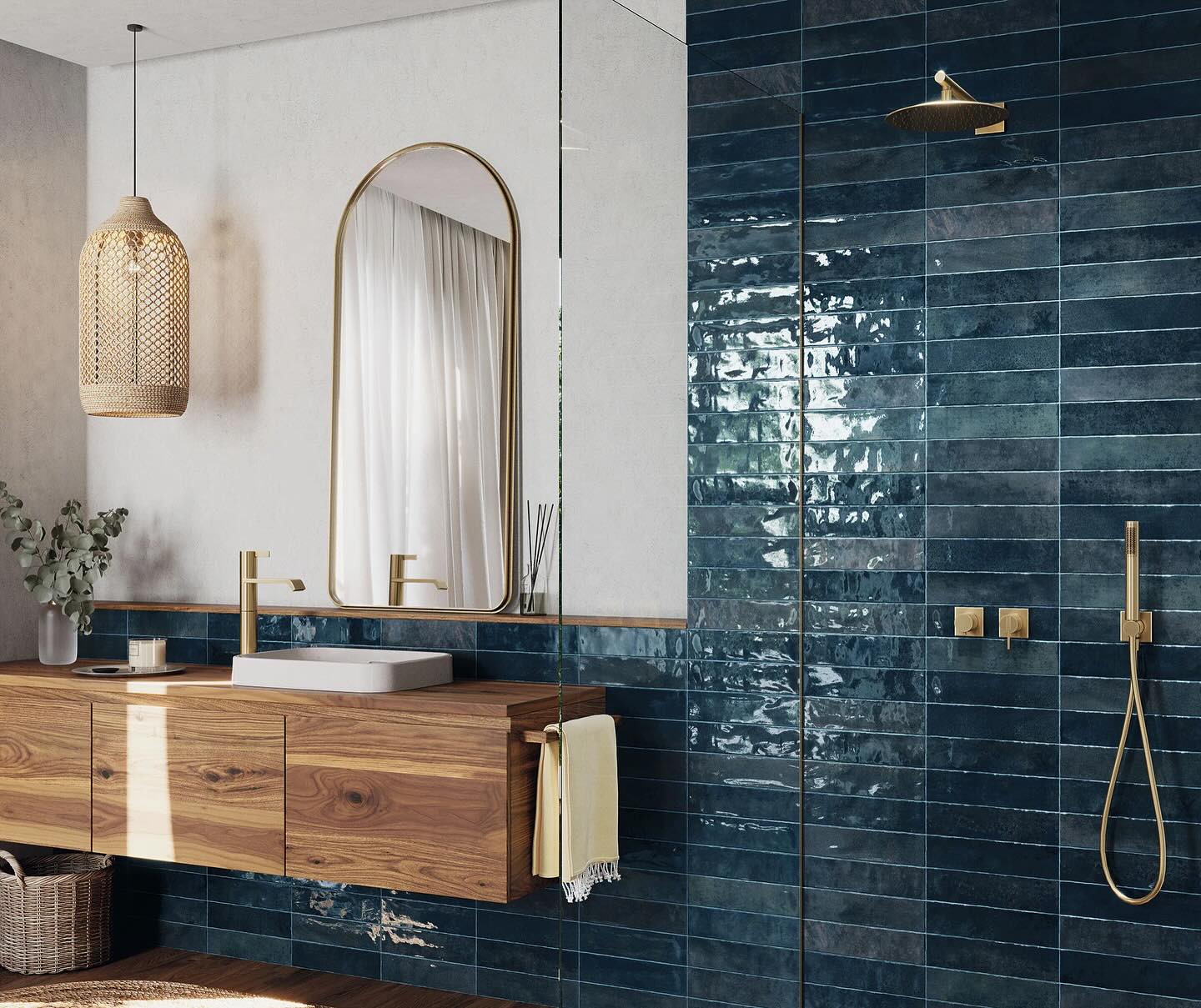 窯變地鐵磚 琉漣地鐵磚 西班牙地鐵磚 5x30 地鐵磚 藍色