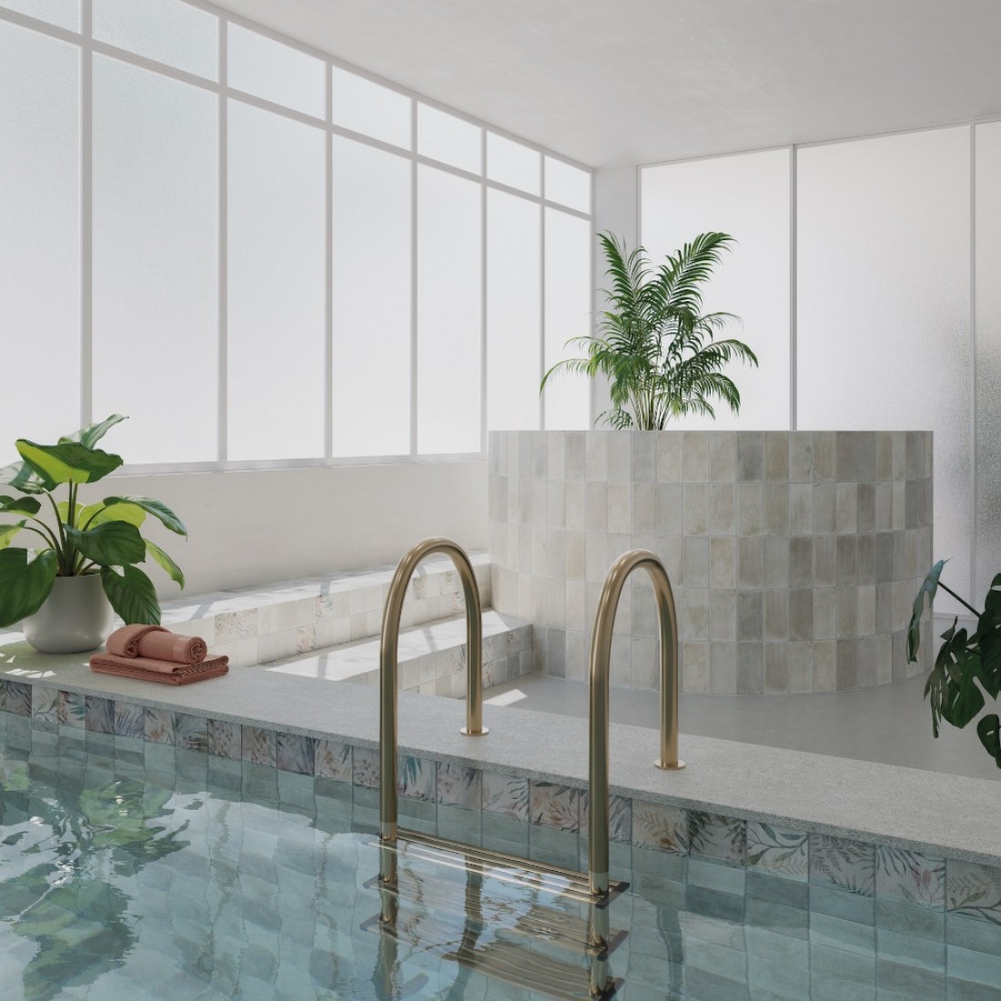 花磚 公主港 ｜11×11/11×22 西班牙進口石英磚｜3個色系選擇