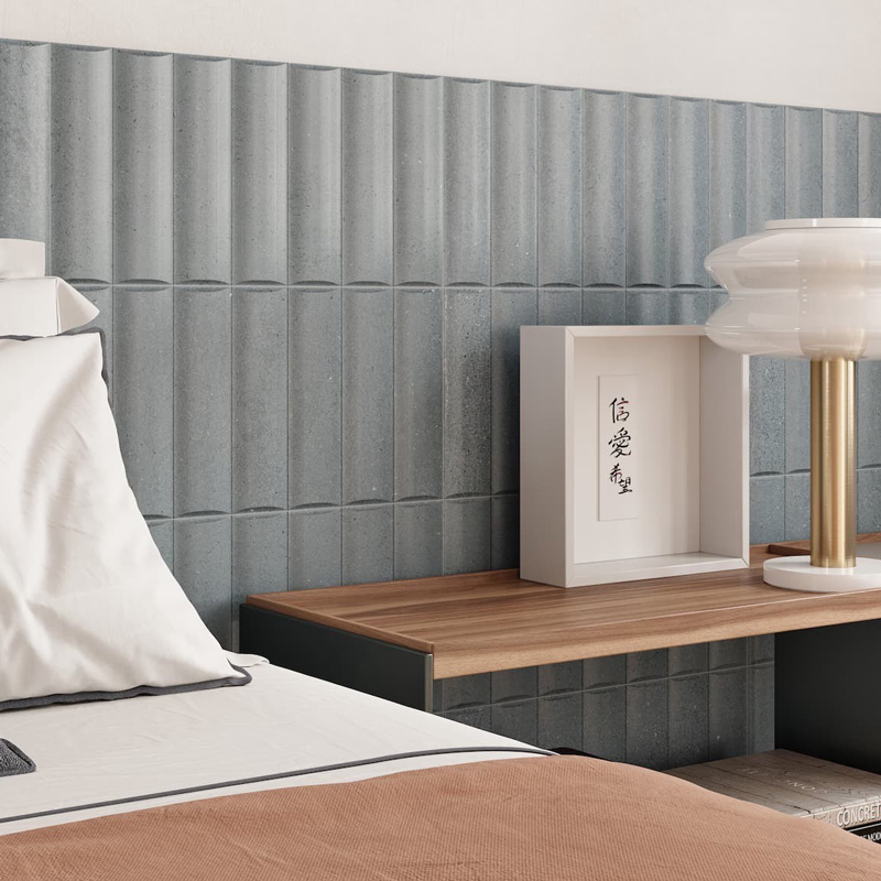 立體地鐵磚 清水模納格｜西班牙進口磁磚｜30×60㎝