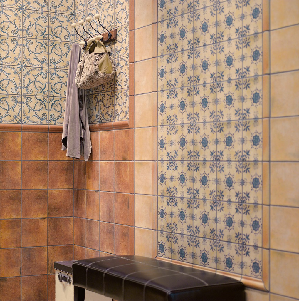 復古磚 花磚 西班牙製 復古花磚 線條磚 腰帶磚 陶磚 小步舞曲 20x20cm 玄關地磚 玄關壁磚