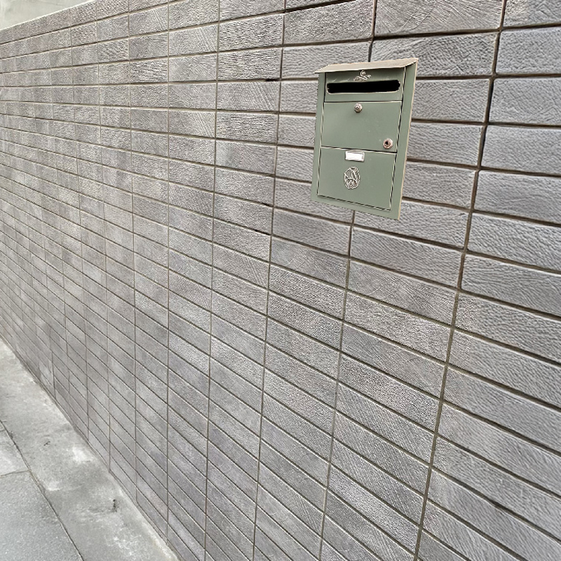 二丁掛-湛｜國產 6×22.7㎝ 石英外牆磚｜白灰黑3 色