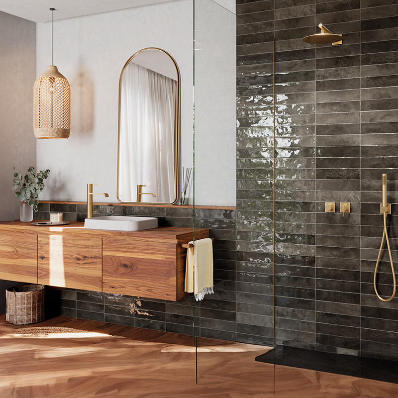 窯變地鐵磚 琉漣地鐵磚 西班牙地鐵磚 5x30 地鐵磚 黑色