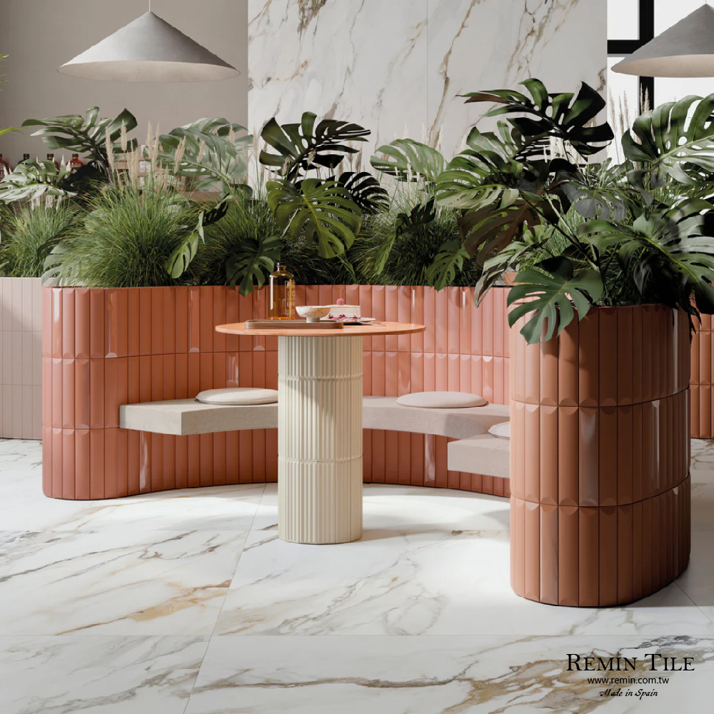 立體地鐵磚 托考斯基｜西班牙5×25石英磚｜商空浴室廚房壁磚