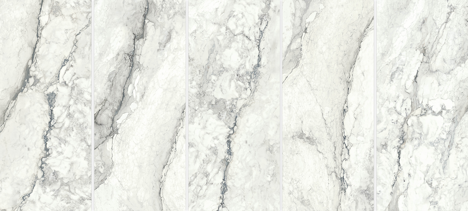 大理石紋大板磚卡帕白紋理細節特寫圖