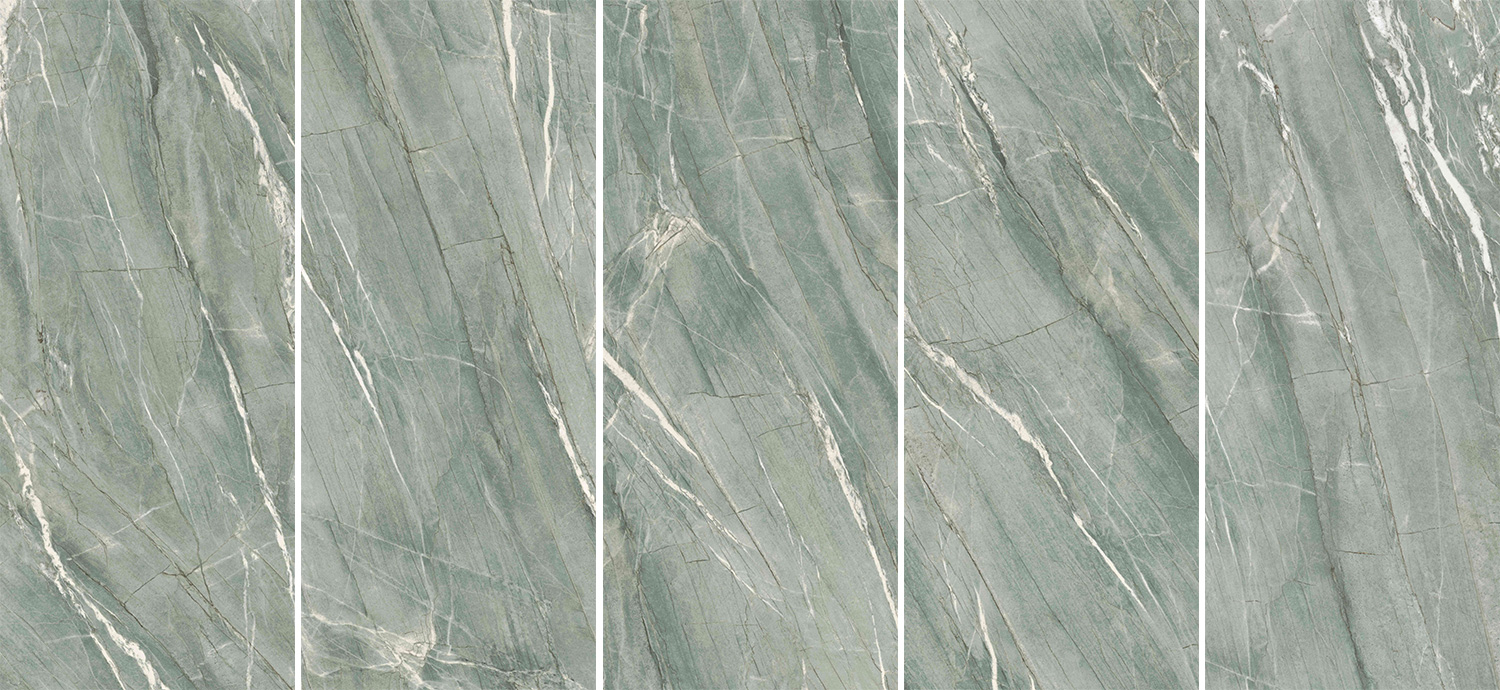 大理石紋大板磚霜綠紋理細節特寫圖