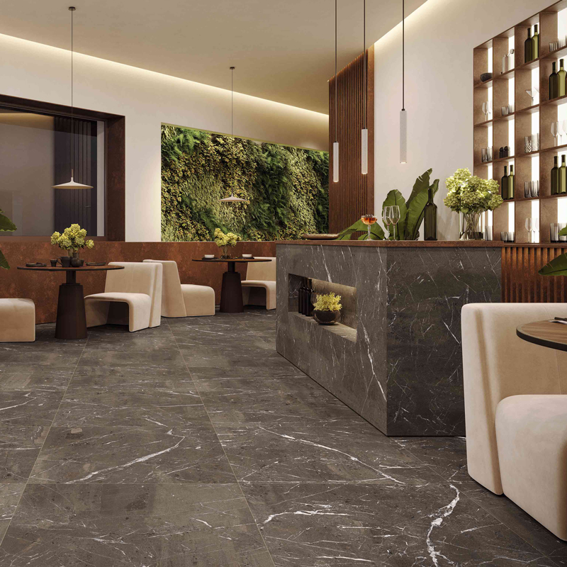 薄大板磚 角礫岩棕｜義大利進口120×278×0.65㎝棕色石英磚