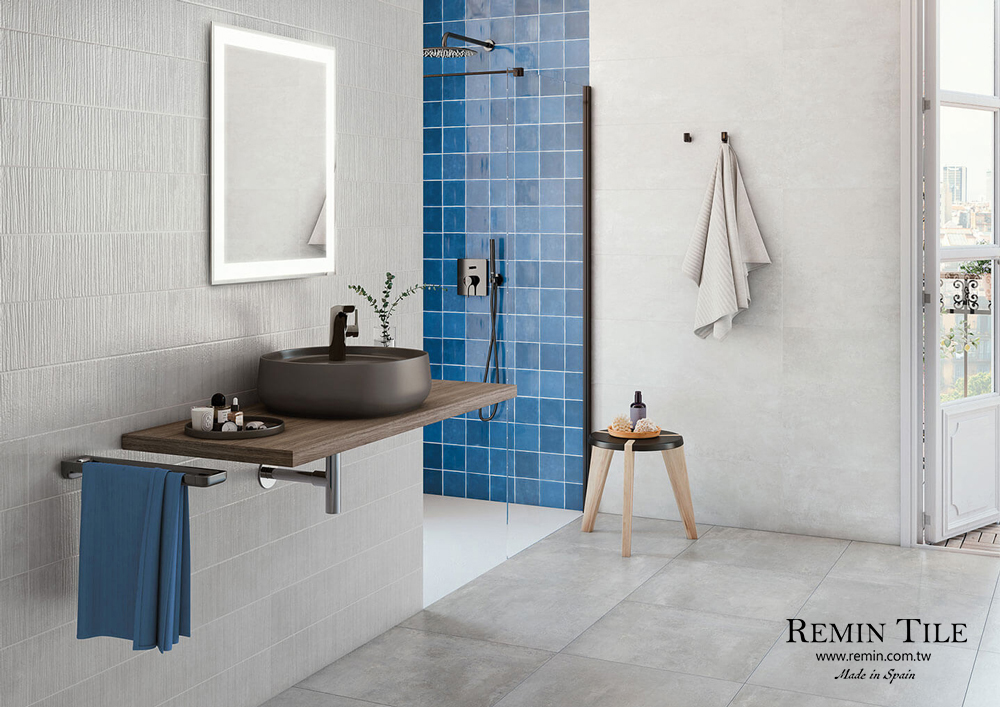 馬賽克 聖特羅佩 西班牙 13×13 仿古亮面壁磚 浴室壁磚 藍色