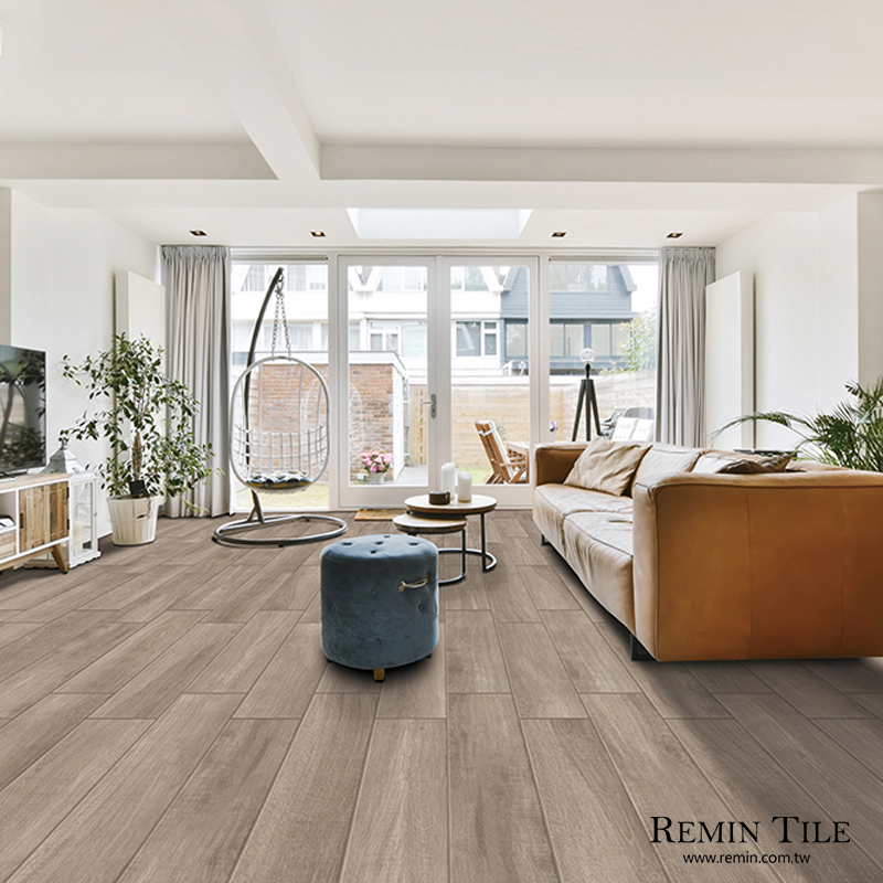 木紋磚 幸福森林｜15x75cm 橡木紋石英磚｜客廳 臥室 餐廳地磚