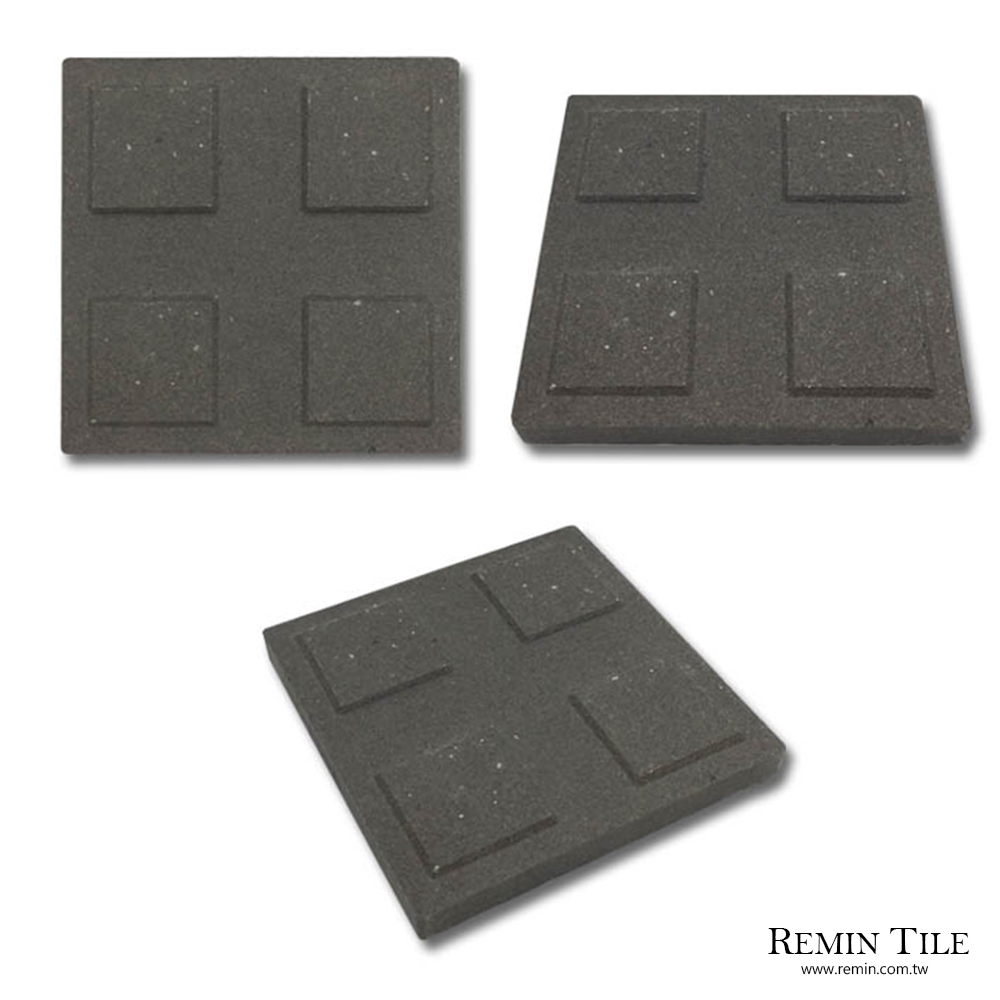 防滑車步道磚 四方格面 10×10 庭園地磚 停車場地磚 車道磚 人行道地磚 公園步道地磚 廣場地磚 學校地磚 觀光景點地磚