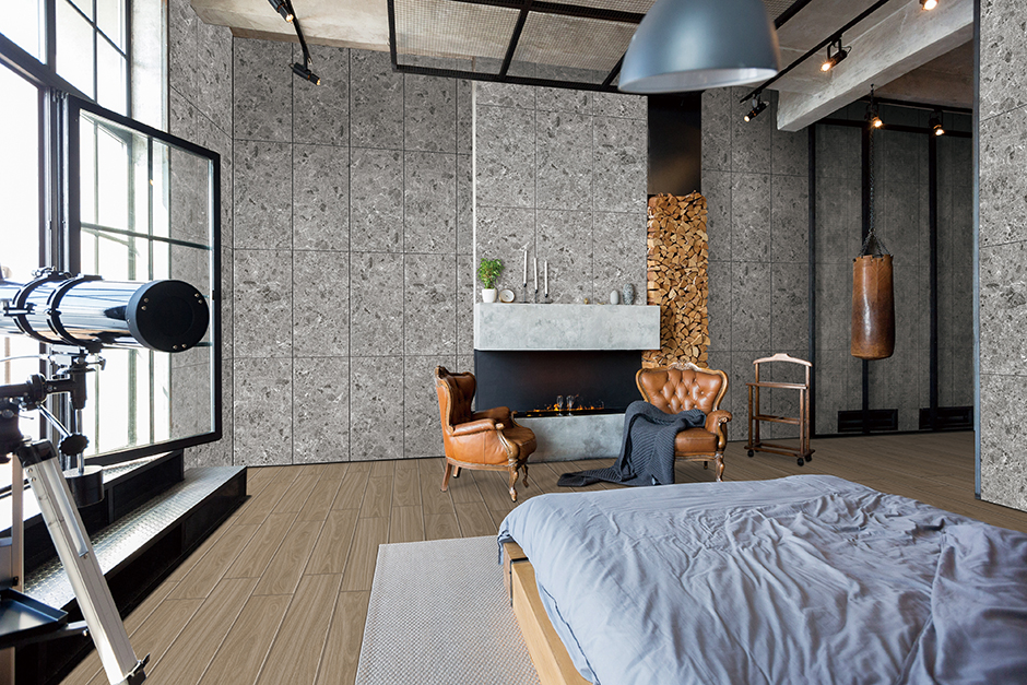 水磨石 芝加哥 白馬 40×80㎝ 臥室壁磚 地磚 商空