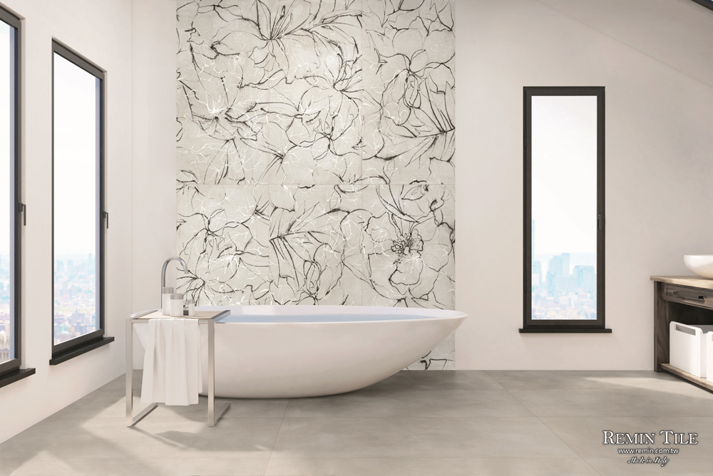 清水模磚 花磚 地磚 壁磚 60×120㎝ 35.5×71㎝ 浴室