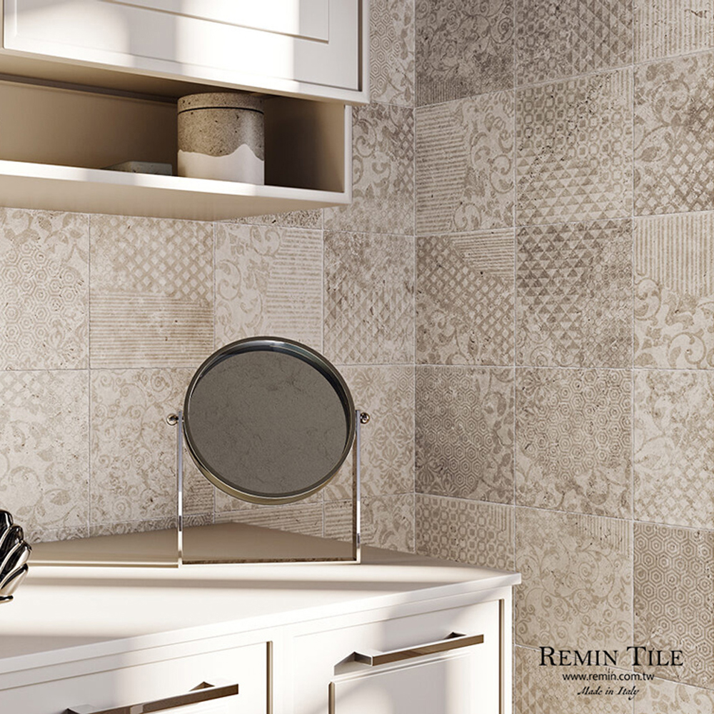 石紋花磚 塞南克修道院｜義大利石英磚 20×20 / 45.3×75.8