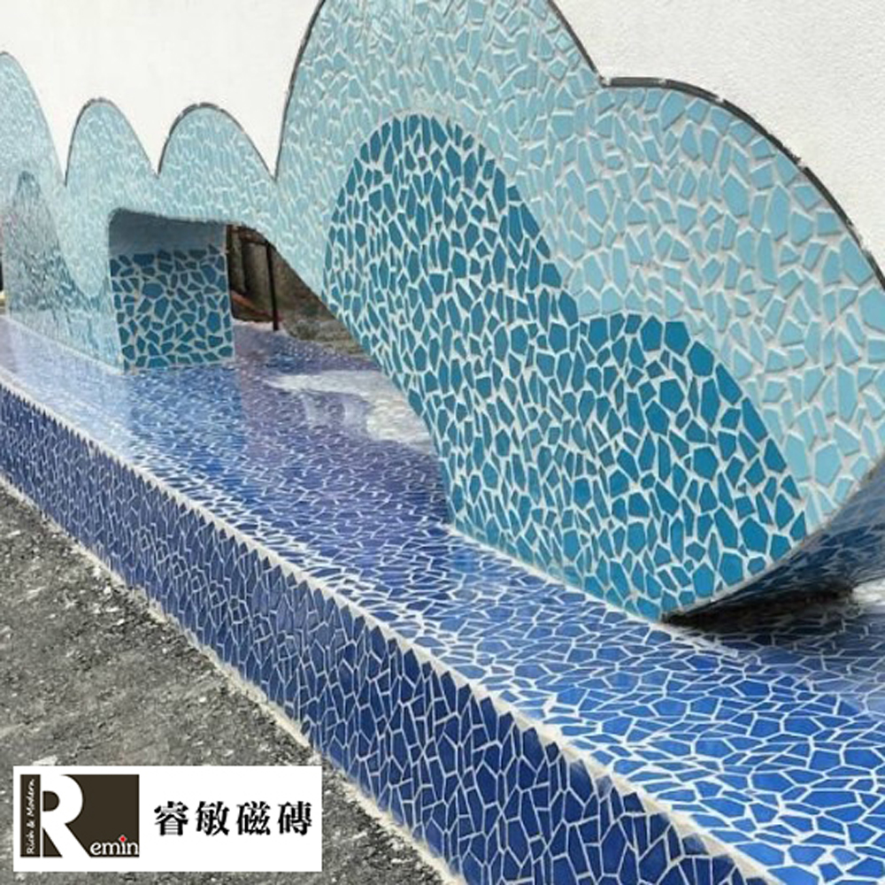 破碎馬賽克 馬賽克亂片 壁畫訂製