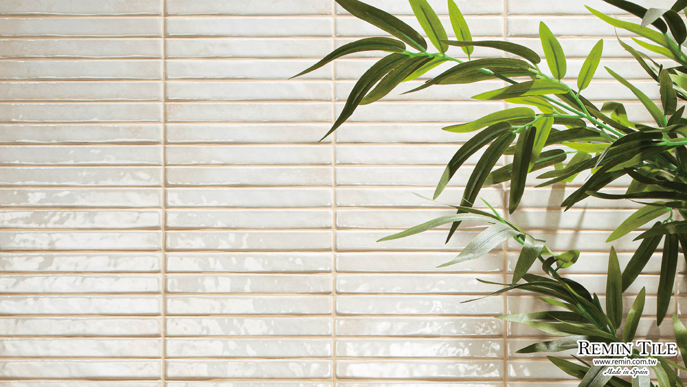 細版石紋磚 琉璃光姬 窯變類馬賽克 35×35 浴室壁磚 西班牙 米色 白色
