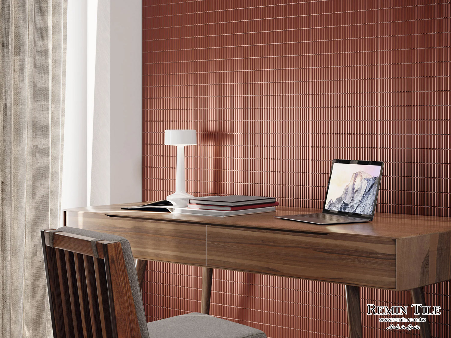 金屬磚 金磚 曜金 立體 造型 壁磚 玫瑰金色 客廳壁磚 尊貴 5*30