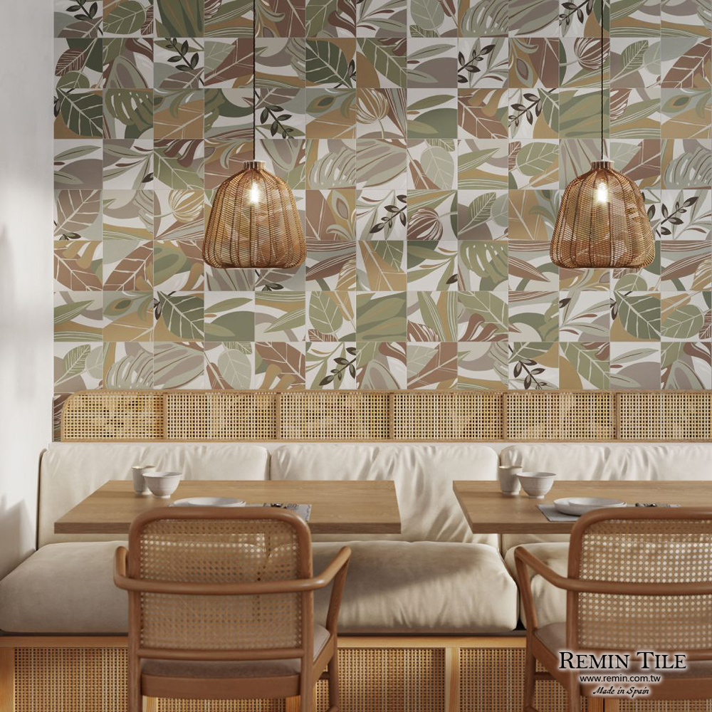 花磚 哈瓦那｜西班牙進口 16.5×16.5cm 石英磚｜浴室廚房地壁磚