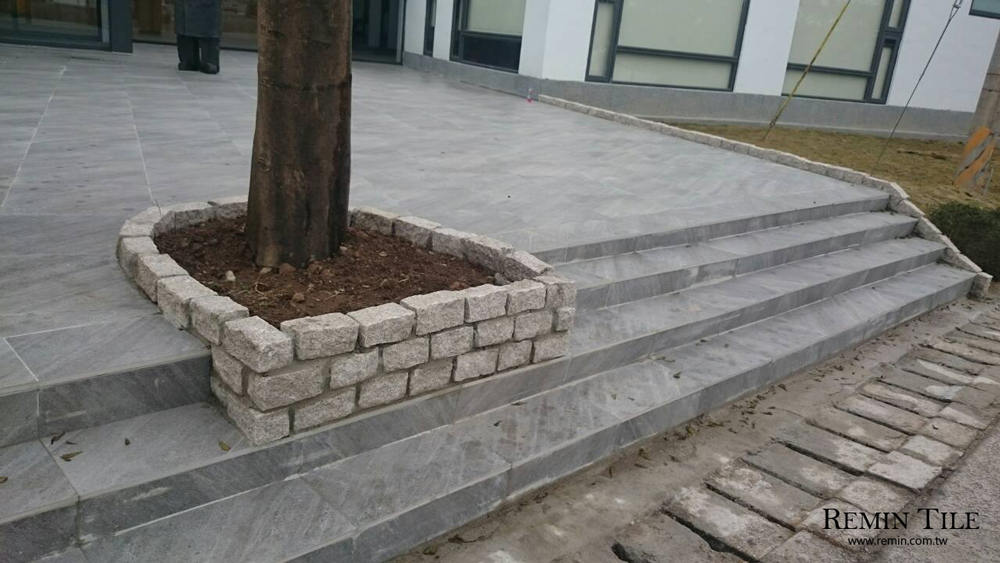 石紋厚磚 天玉石 國產 60×60 石英磚 戶外防滑地磚 朱銘美術館 18㎜