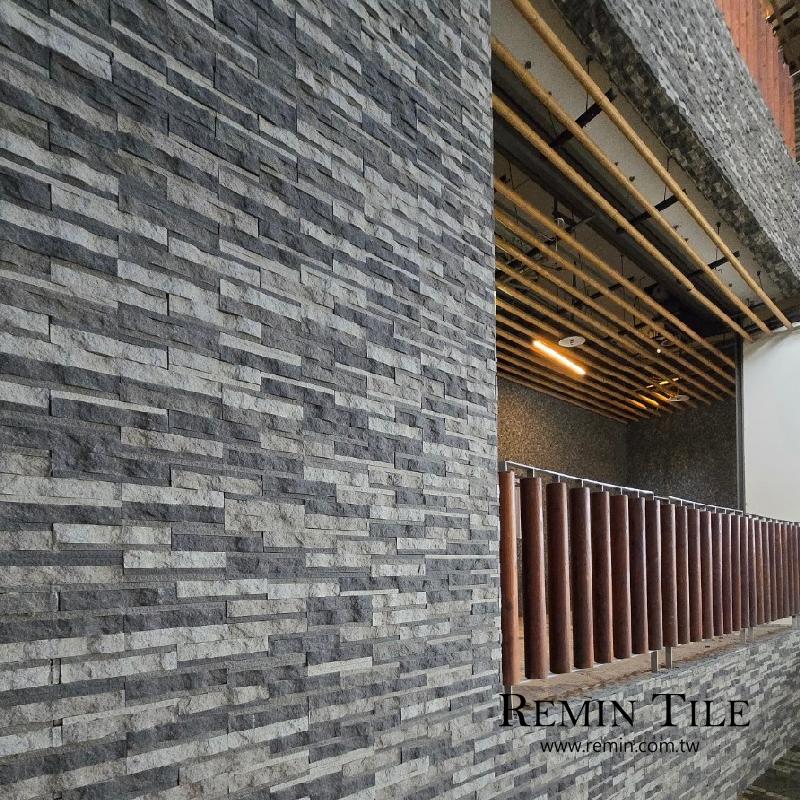 京天石 3.5×24.5 窯燒花崗石 戶外壁磚 外牆磚 石板磚 城堡磚