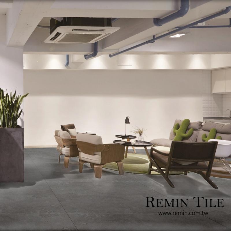 古威爾 板岩厚磚 國產 60×60 80×80 石英磚 止滑磚 辦公室地磚 客廳地磚 30㎜ 灰色