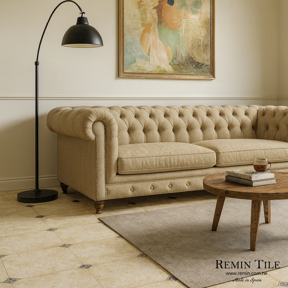 塞哥維亞城堡 莊園復古磚 八角陶磚｜西班牙45×45石英磚