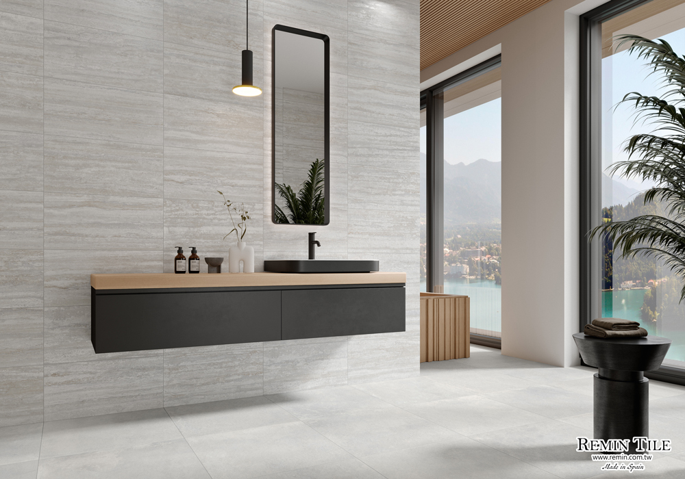 洞石 貝奇諾 60×120 灰色 米色 浴室壁磚