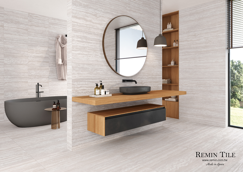 霧面立體洞石 洞曦 西班牙 60×120 石英磚 質感壁磚地磚 浴室壁磚 浴室地磚