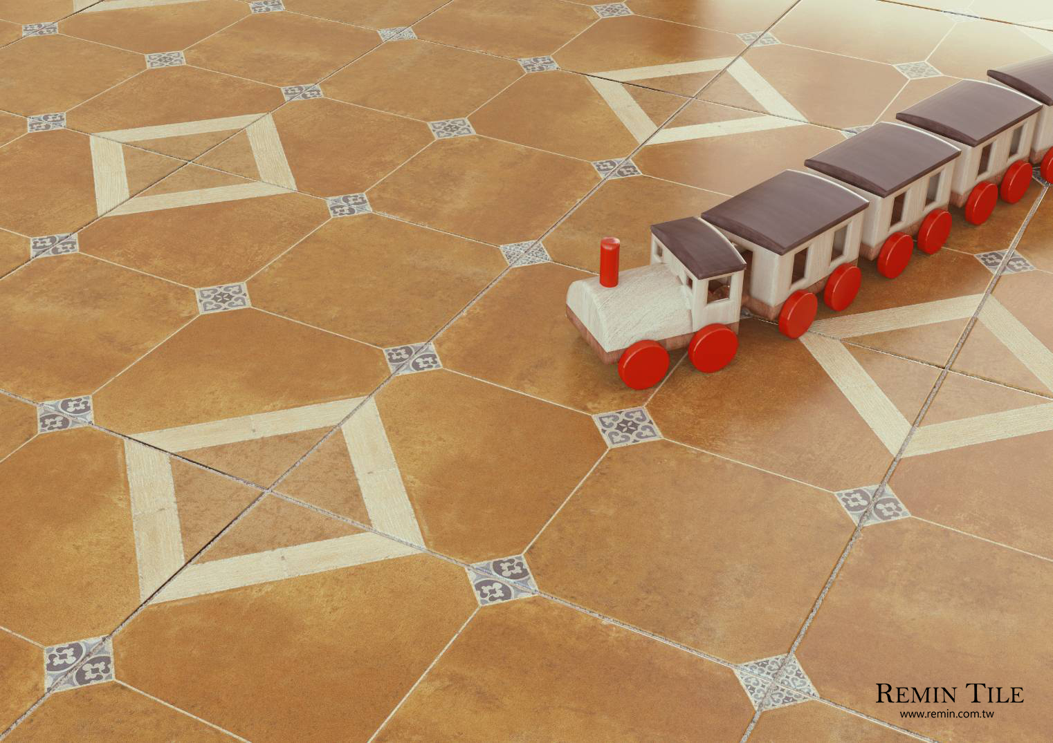 類八角花磚 陶磚 石紋磚 30×30 陶磚 客廳地磚