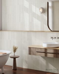 陶然 仿陶磚 西班牙7.5×30 20×20 石英磚 赤陶 曦沙 條紋立體磚 箭型立體磚 壁磚 白色