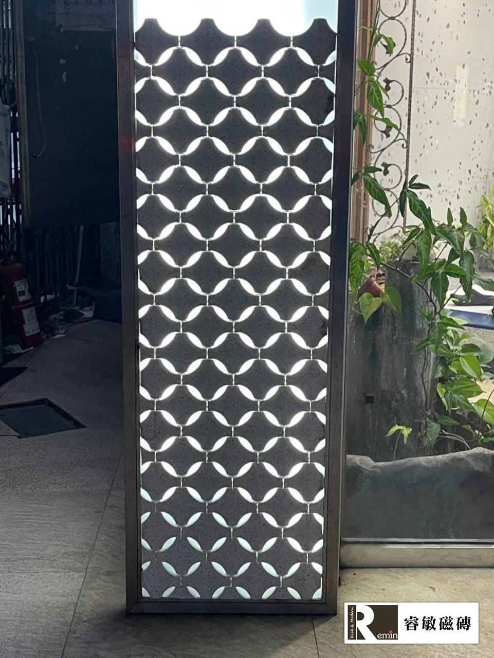 禦天石 外牆磚 景觀磚 立體編織磚 國產10×12.3 窯燒花崗岩