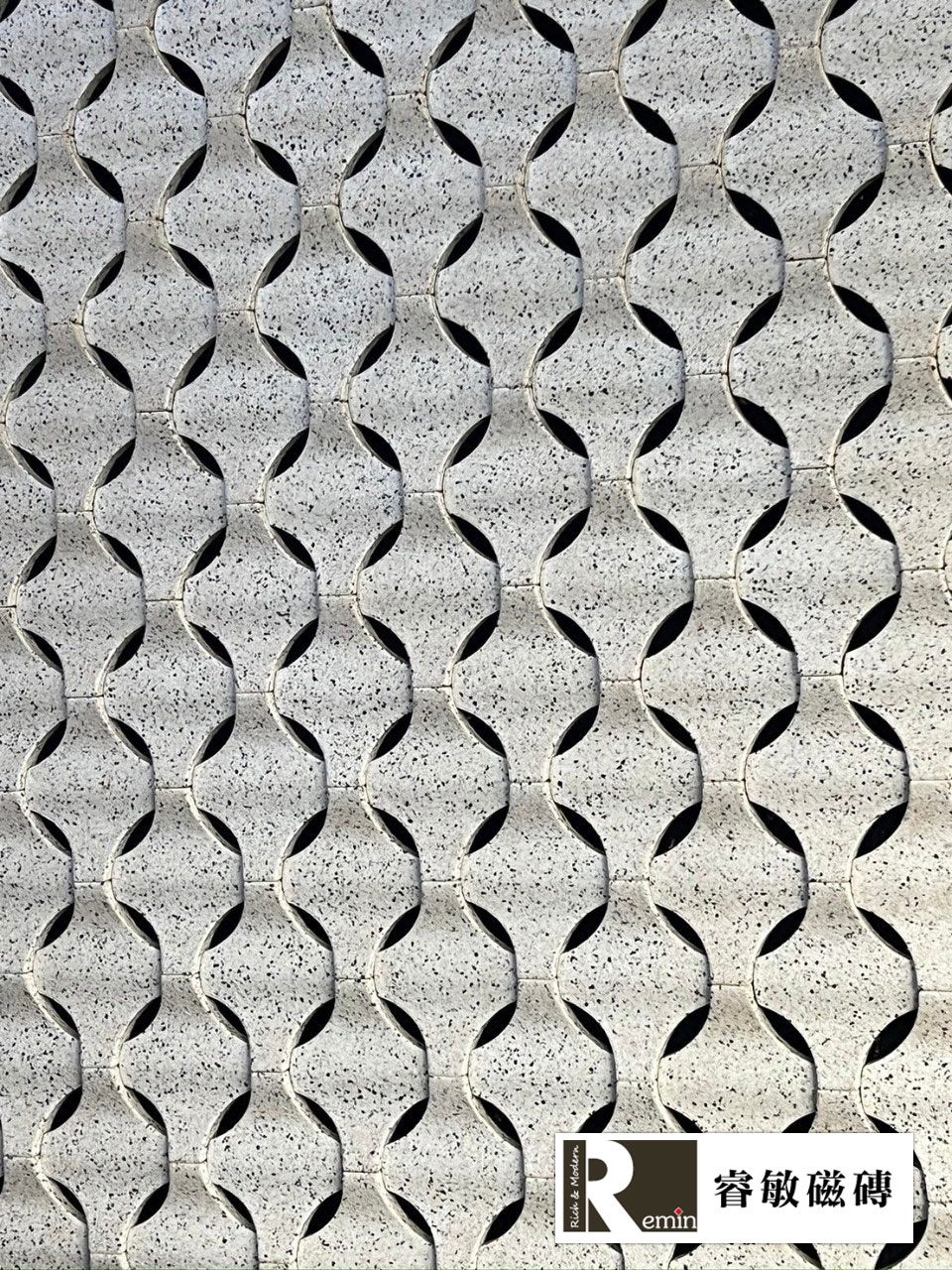 禦天石 外牆磚 景觀磚 立體編織磚 國產10×12.3 窯燒花崗岩