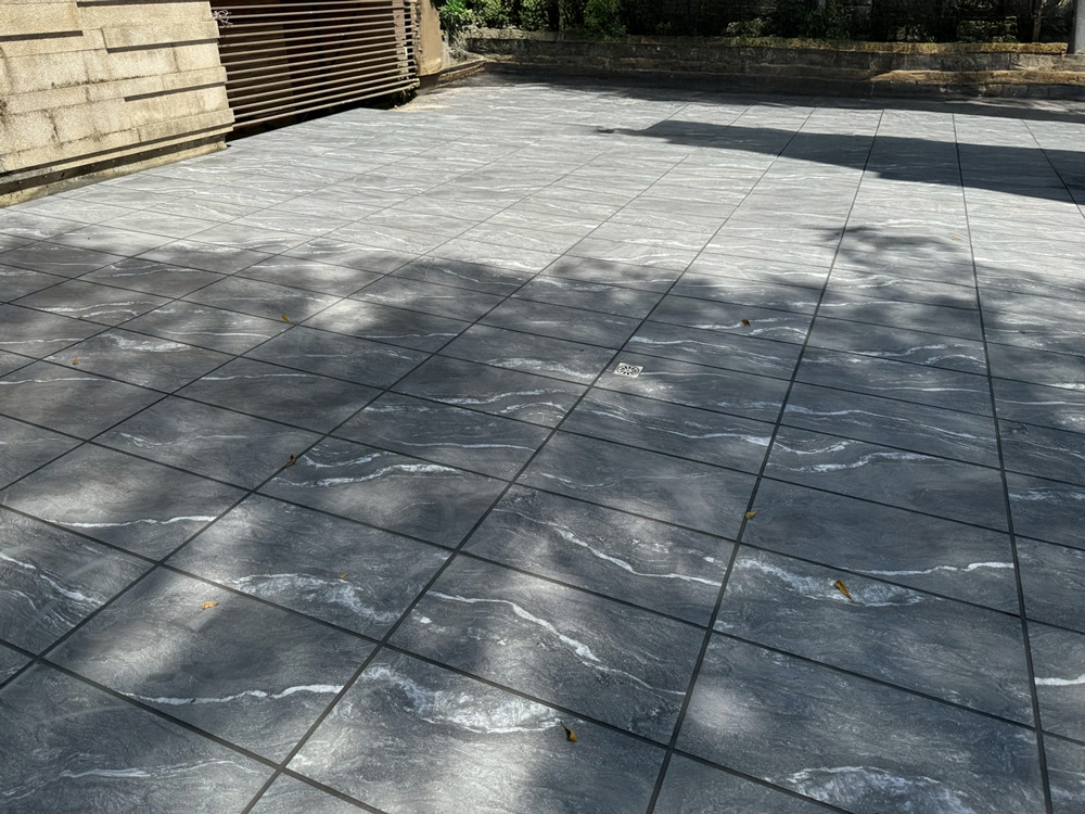 山中湖 石紋厚磚 國產 30×60 石英磚 戶外地磚 MAP7018 灰色 1cm 10mm